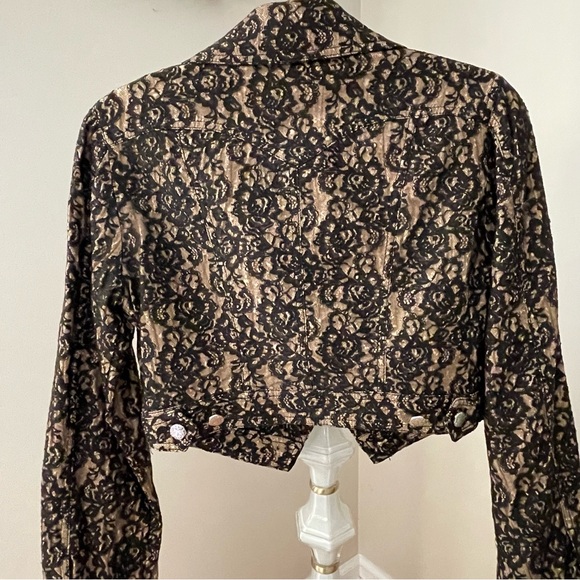 Vintage Christian Lacroix Short Lace Blazer Jacket Size 40 EU 6 US - Picture 8 of 12